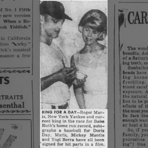 Signing a Baseball, 30Aug1961